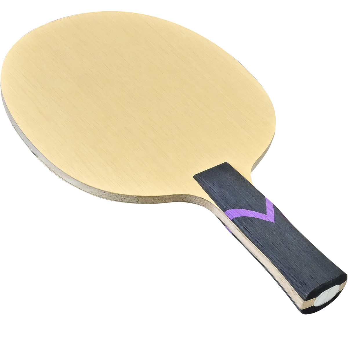Butterfly BalsaCarbo X5 22 Blade: Backside Diagonal View of the Anatomic Handle Type